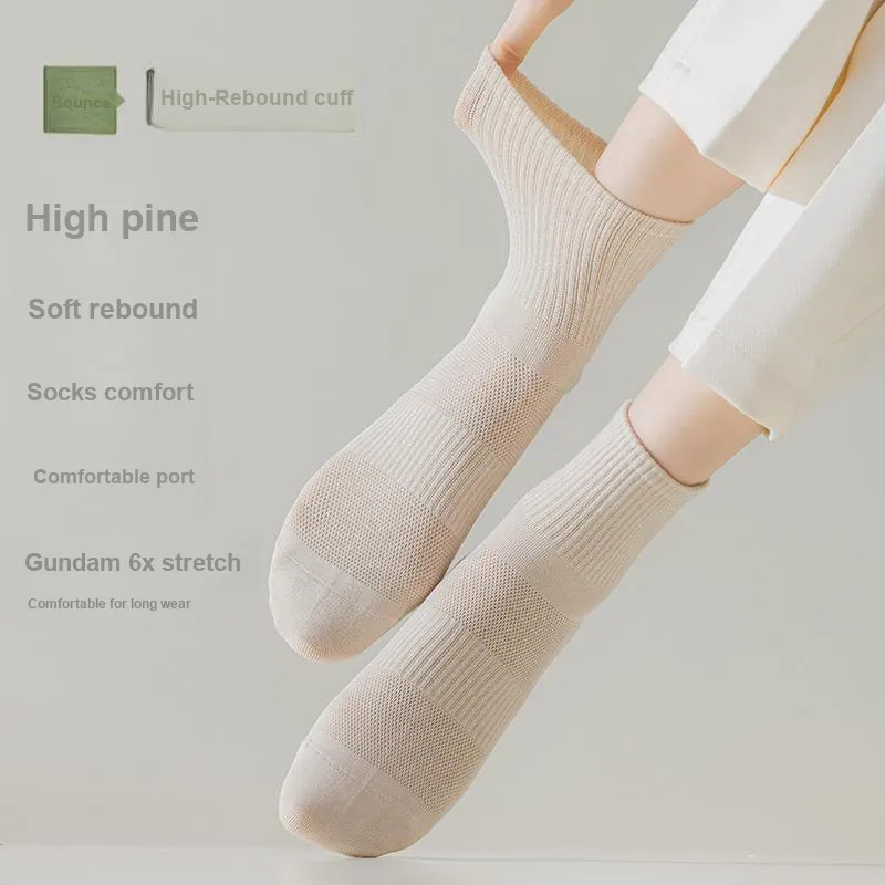 Urban Beauty Mid Calf Socks Women's Combo Set-15