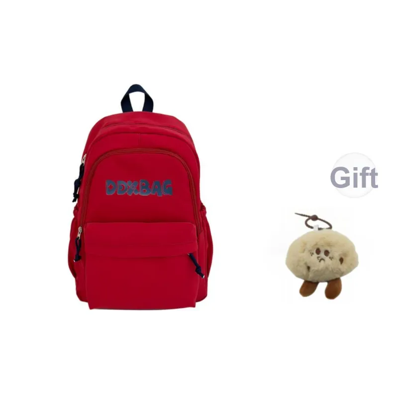 BRABOSTON Polyester Backpack Unisex Red/Black/Yellow/Blue-4