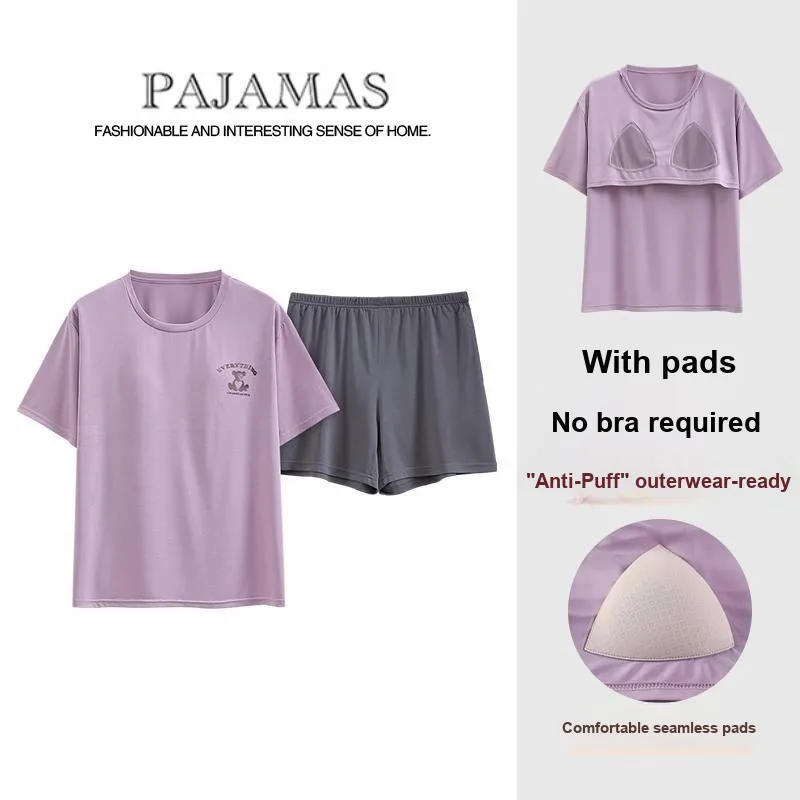 FENTENGCARE Pajama Set Women's Mauve Purple-1