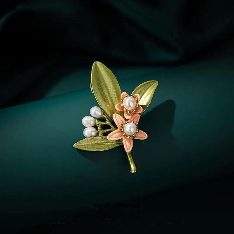 Mofei Freshwater Pearl Brooches Women's-5