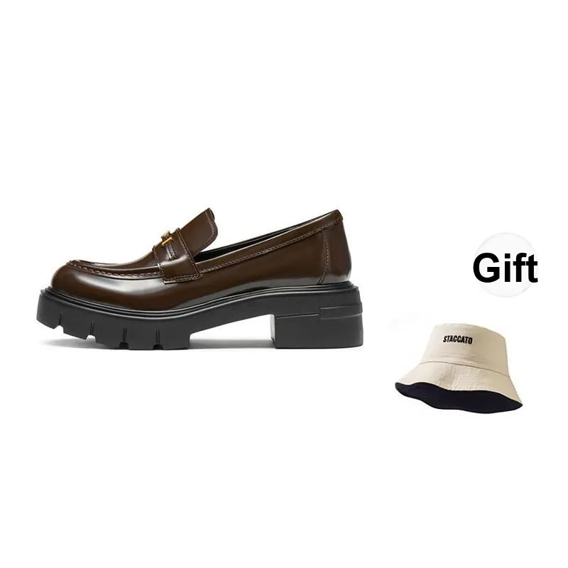 Staccato Autumn Leaves Count Loafers 5cm Women's