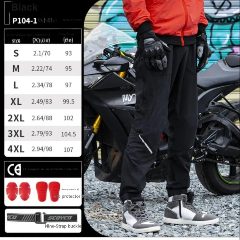 SCOYCO Biker Jacket Unisex P104-1-4