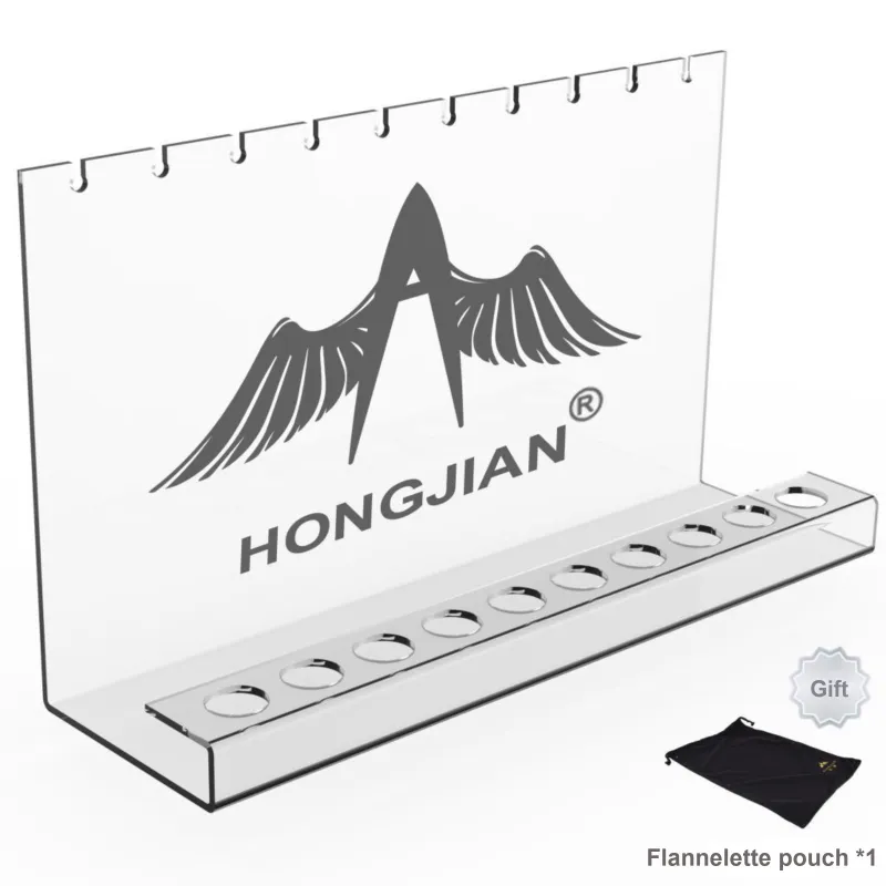 Hongjian Badminton Racket Frames Transparent Acrylic Live Streaming Room For Home Unisex 3/6/10 Pack Shown Storage Rack-8