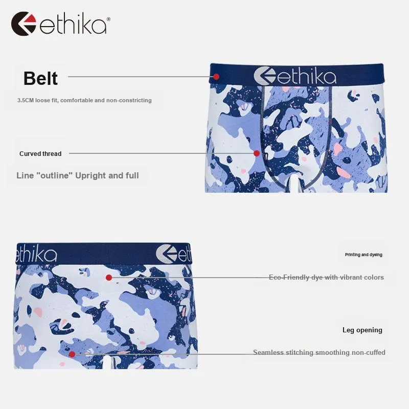 ETHIKA Underpants Men's 1 Pack Tide Camouflage-2