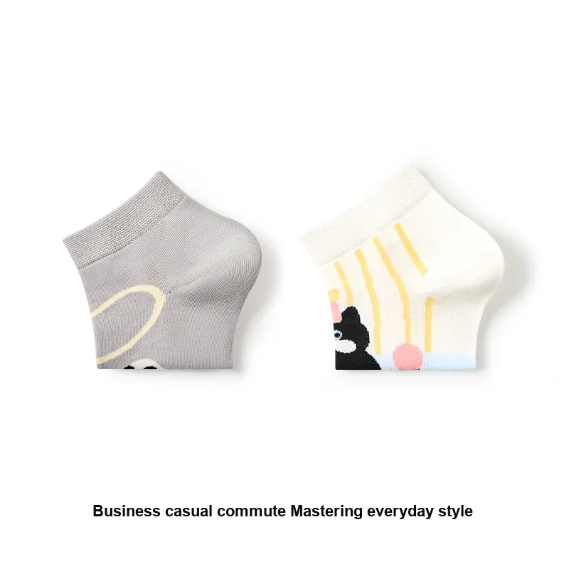 Primeet Ankle Socks Women's 5 Pack Summer Project-7