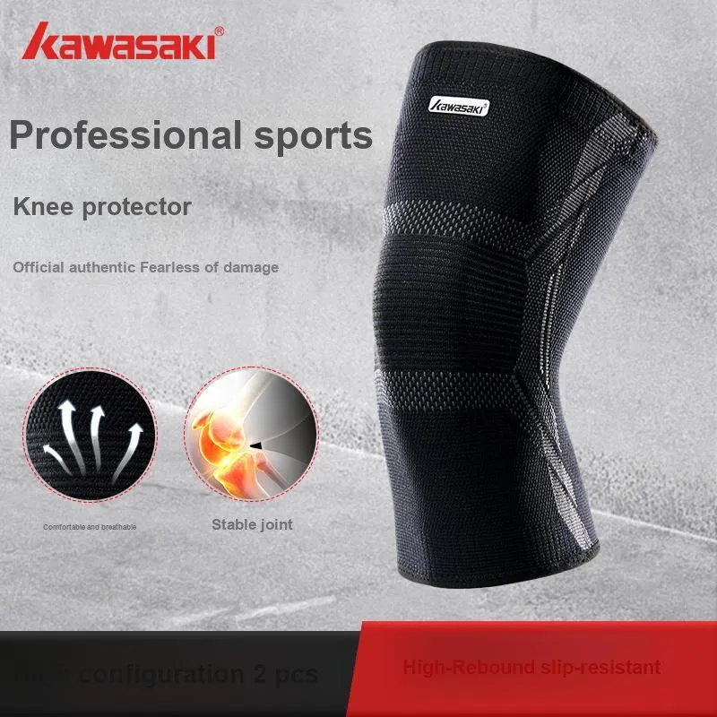 Kawasaki Running, Cycling, Basketball Unisex Elastane, Polyamide, Polyester Knee Pads-9