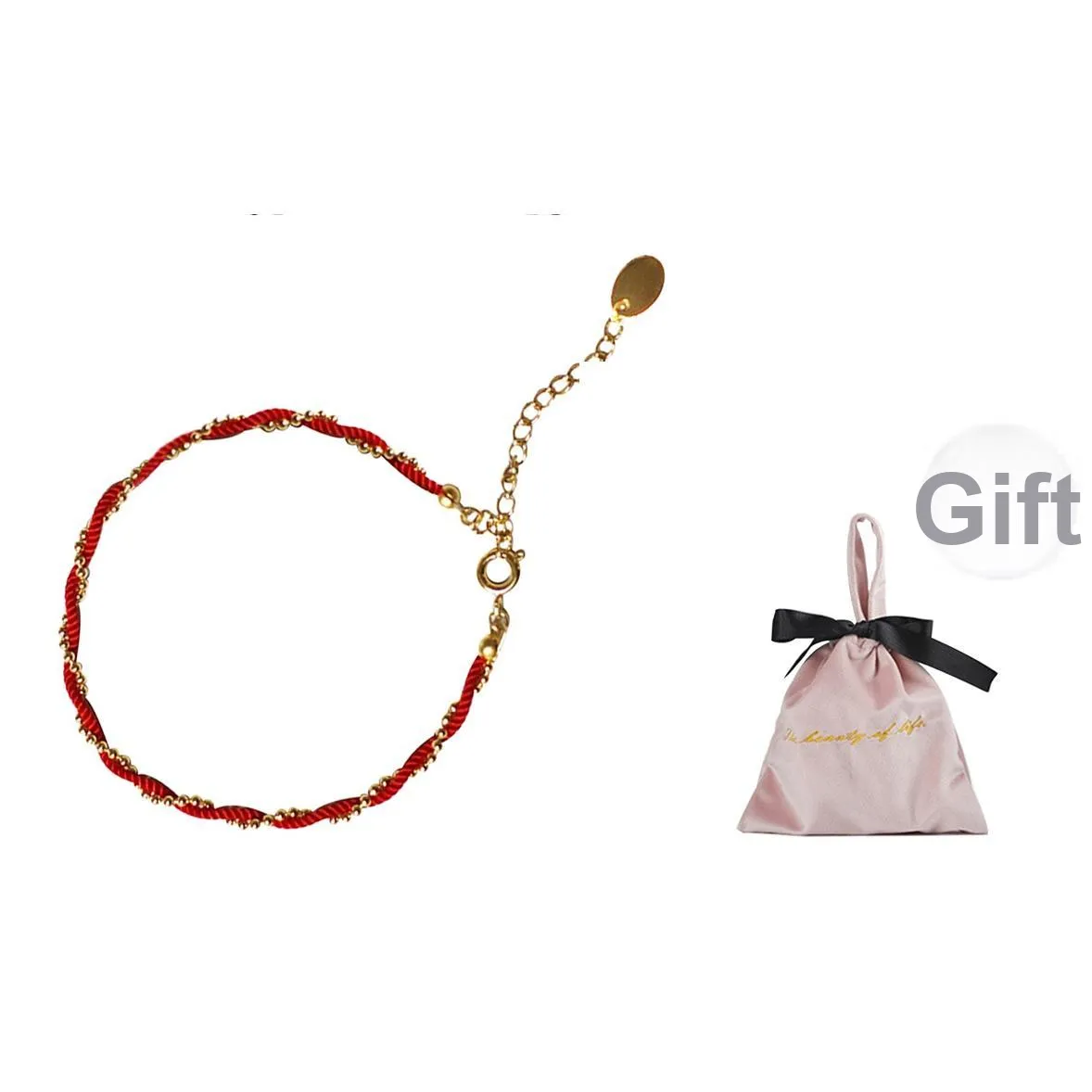 Wakfu Золотой Посеребренный Браслет Запястье Шнур Женский