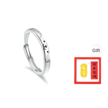 Chongqing Gold Store S999 Fine Silver Rings Unisex
