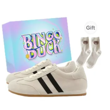 BINGO DUCK Slip Resistant Low Top Skateboard Shoes Women's