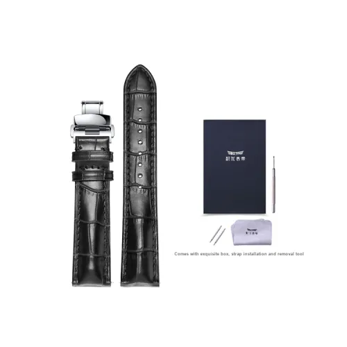 JEAYOU Compatibility Casio, Tissot, Omega, Citizen, MIDO, Longines Watch Band 110*70mm Genuine Leather Material