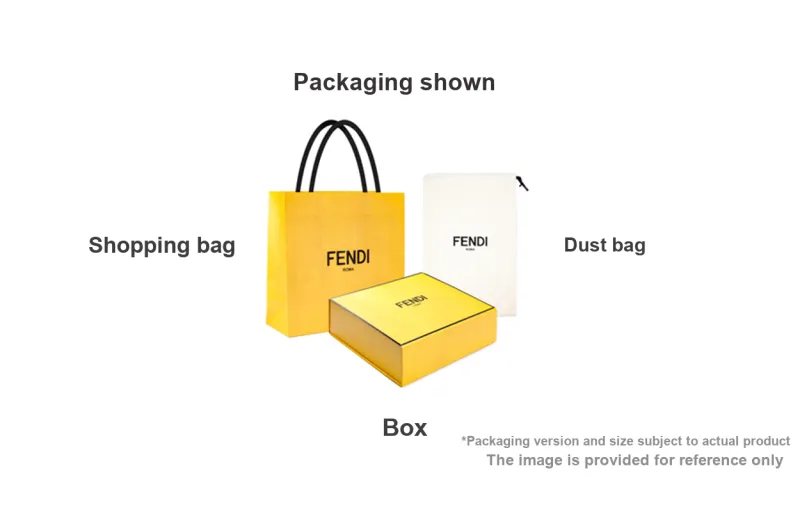 FENDI Jacquard Fabric Tote Bag, Shopping Bag, Handbag, Shoulder Bag Tubas Women's Gray-6