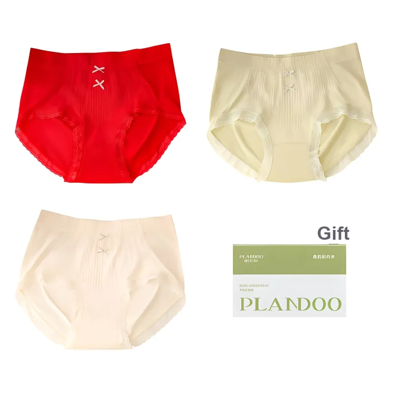 PLANDOO Underpants Women's Shopping Bag 3 Pack-3