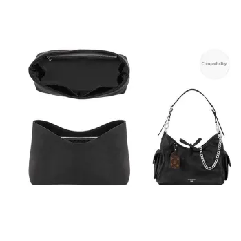 Original Suede Fleece Anti Deformation Bag Support Bag Accessory Women's Black