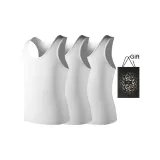 Loose Fit 3 Pack (White+White+White)