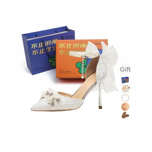 WOXXXN Высокие каблуки Женские Белые