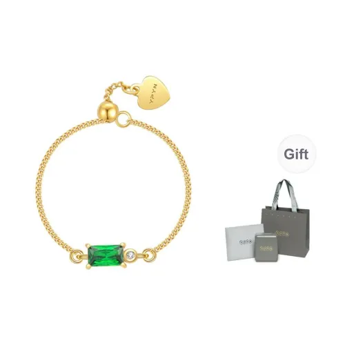 YPYN 14K Gold Rings Women's Green