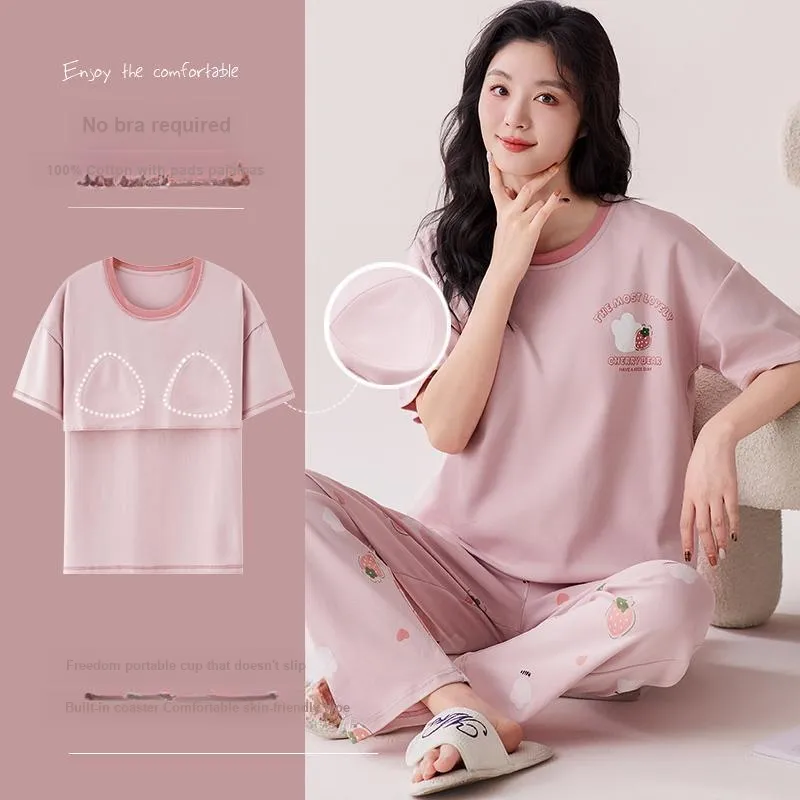 MIIOW Cool One Summer Series Pajama Set Women's Lotus Color-5