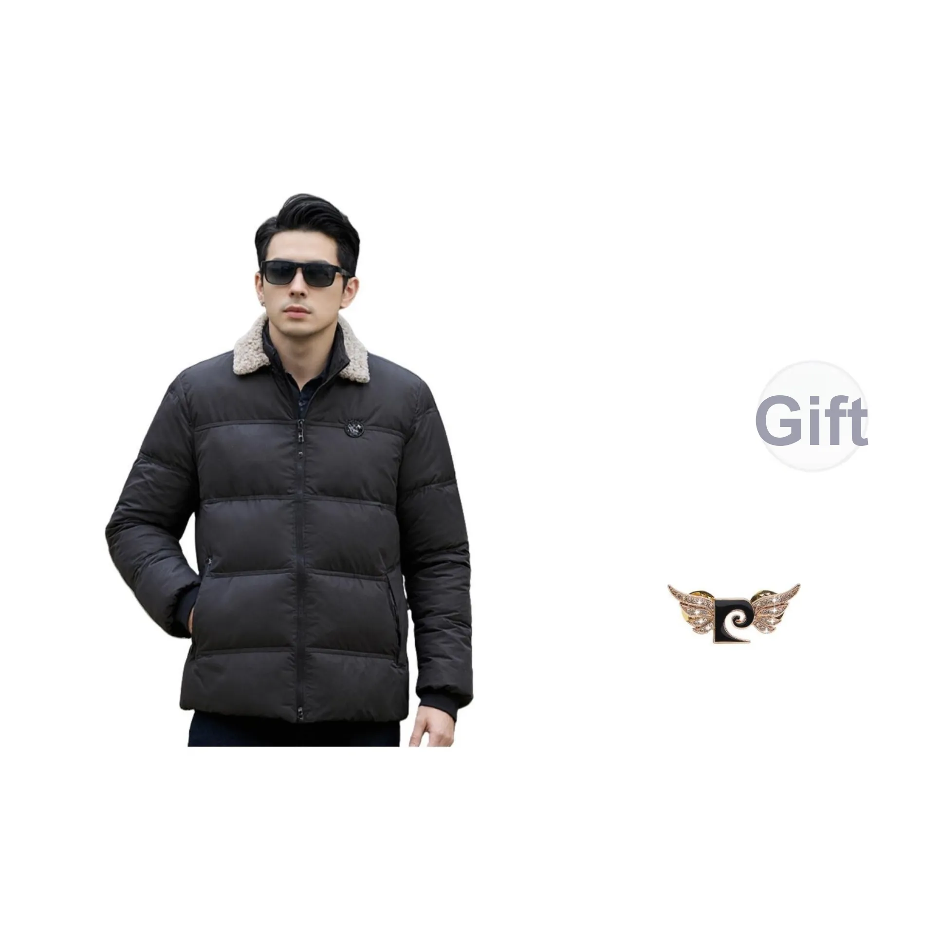 PIERRE CARDIN Хлопковый пуховик мужской