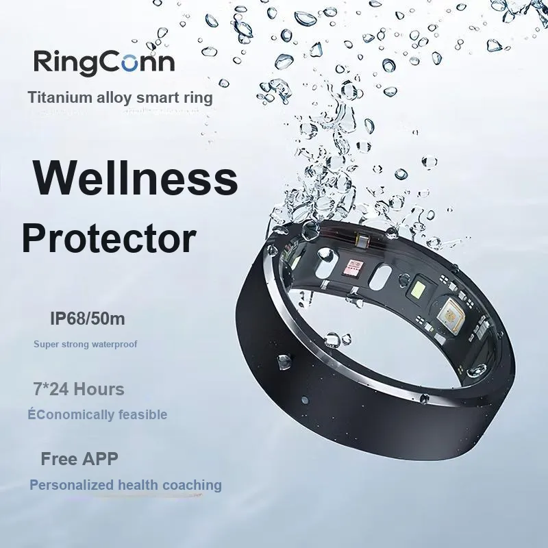 RingConn Smart Ring BOR-01-CN All-Weather Sensory-Free Monitoring For Health Smart Accessories-3