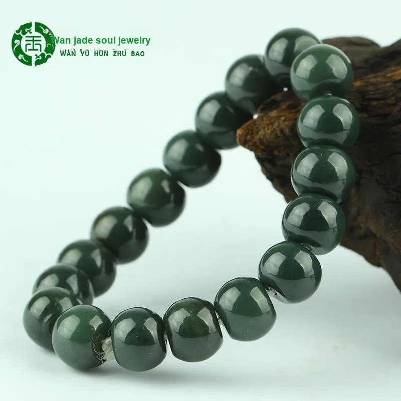 WANYUHUN Bracelets Green Jade Unisex-2