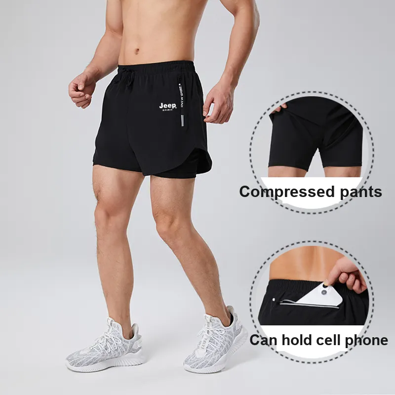 JEEP SPIRIT Sports Shorts Unisex-4