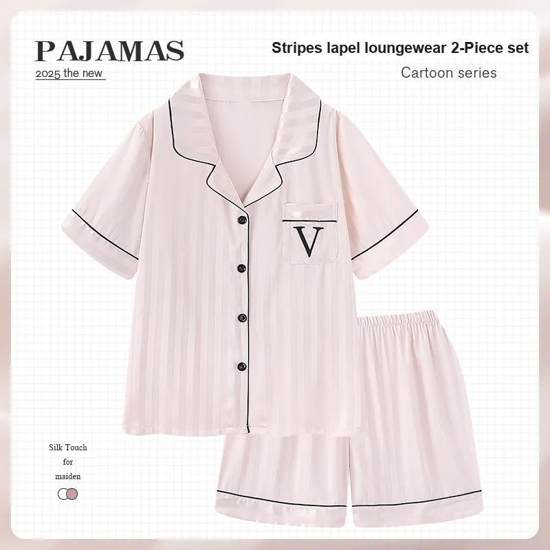 XIA.WA.ZHI.XIU Pajama Set Women's Two Piece Set-1