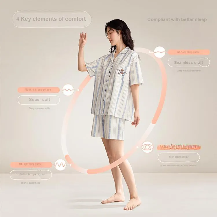 JINGYUN Deep Pajama 70 Pajama Set Unisex-2