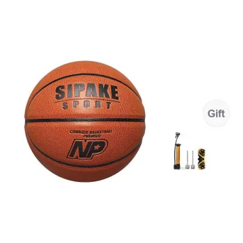 SIPAKESPORT Microfiber Leather Basketball Brown Size 7 Training Unisex