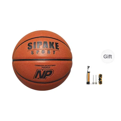 SIPAKESPORT Microfiber Leather Basketball Brown Size 7 Training Unisex
