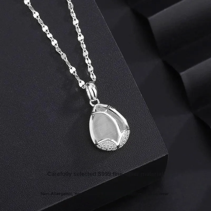 MISS TOOYA Glass Cat Eye Necklaces Women's-2