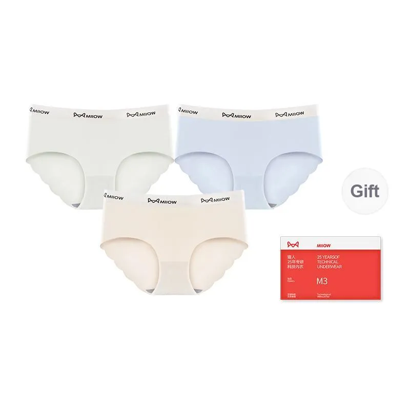 MIIOW Underpants Women's Shopping Bag 3 Pack-11