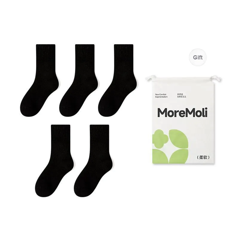 Moremoli Mid Calf Socks Women's 5 Pack-1
