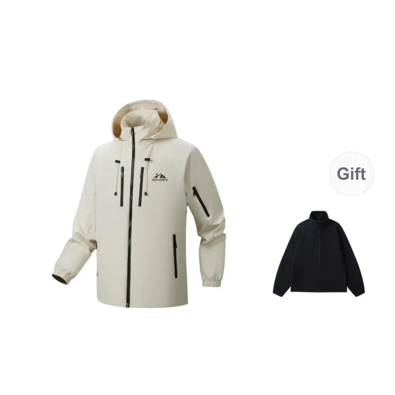 Feiyue Water-Resistant Windproof Warm Water-Repellent Windbreaker Jacket Unisex-28