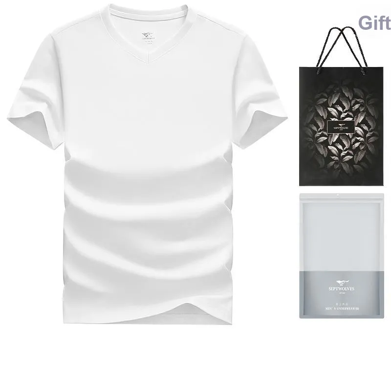 SEPTWOLVES Undershirt Men's Shopping Bag+Free Shopping Bag