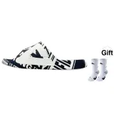 Black/All White+Gray Black Basketball Socks