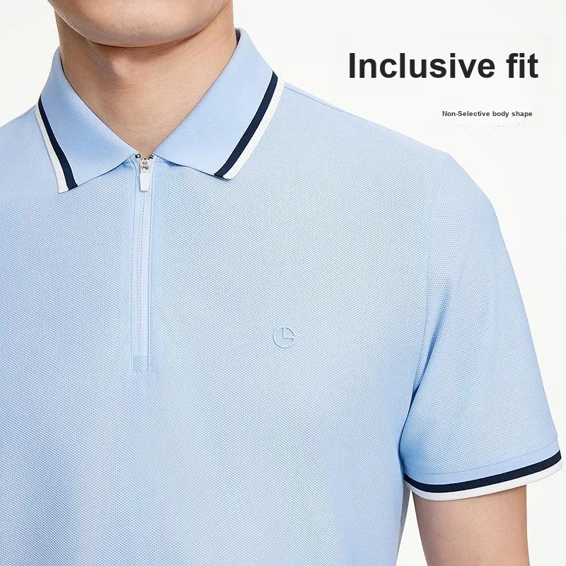 GOLDLION Spring Summer Polo Shirt Men's Multi Specification E Multicolor-2
