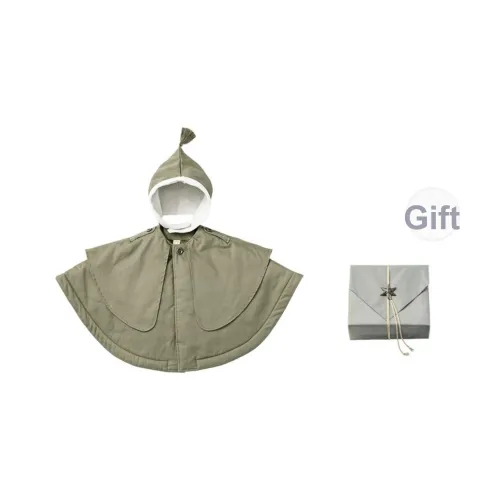 MARLMARL Плащ хаки зеленый для малышей и детей дошкольного возраста