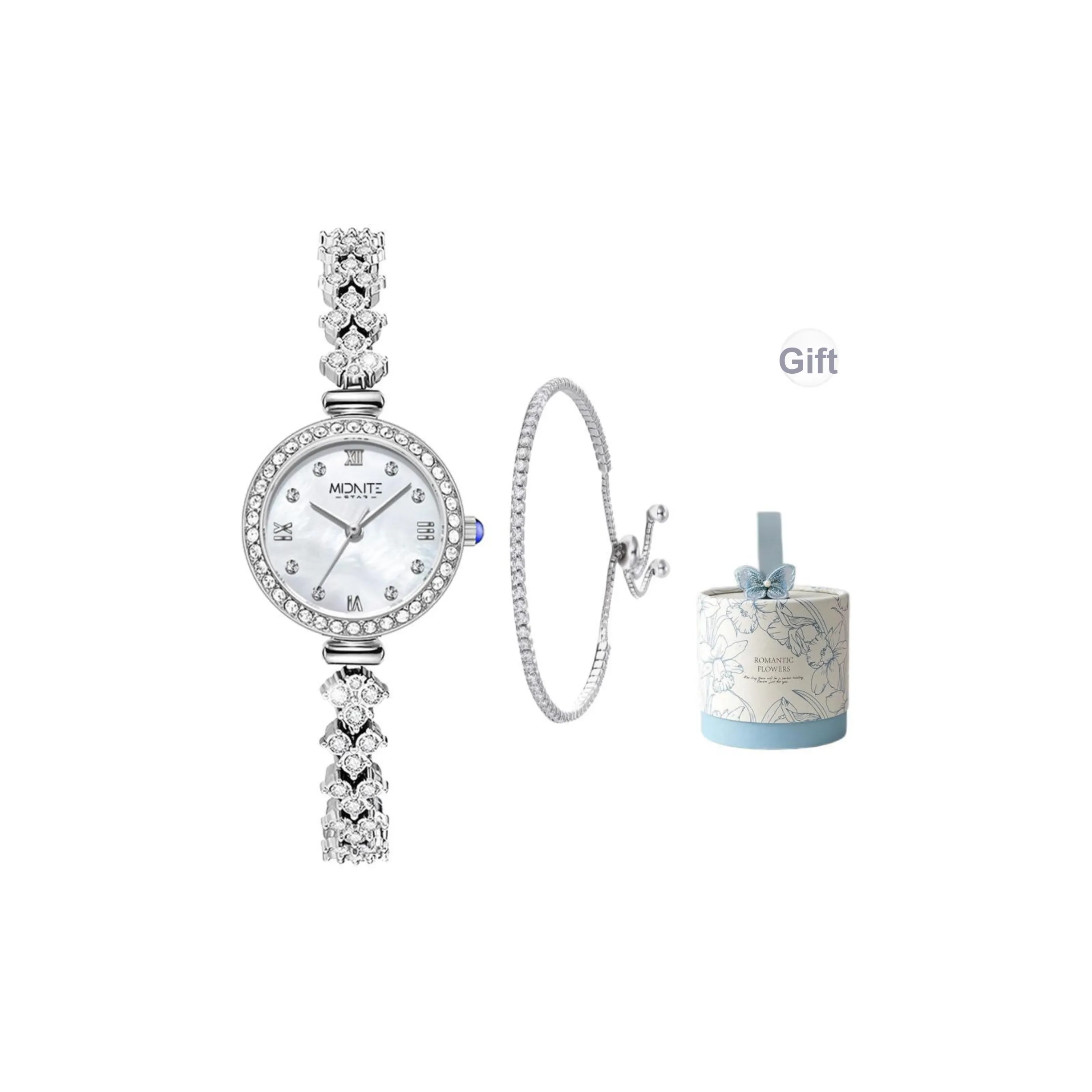 Midnite Star Кварцевый механизм механизм сплав ремешок женские часы жемчужная раковина цвет циферблат часов