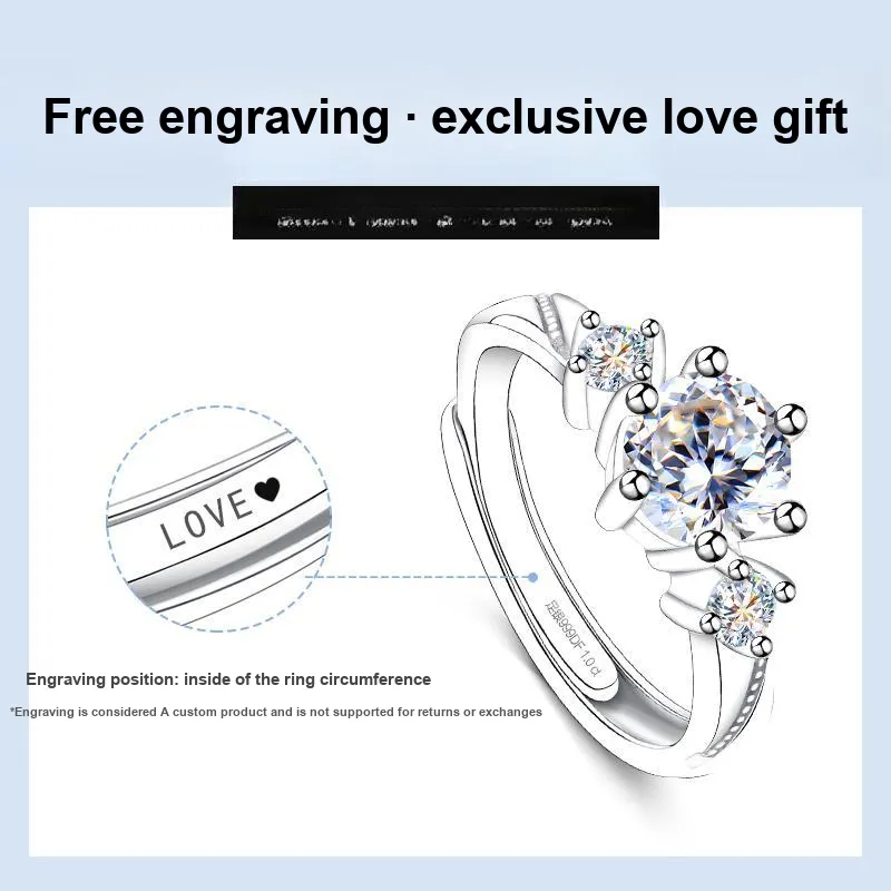 EAST BEAUTY 999 Fine Silver Rings Unisex-3