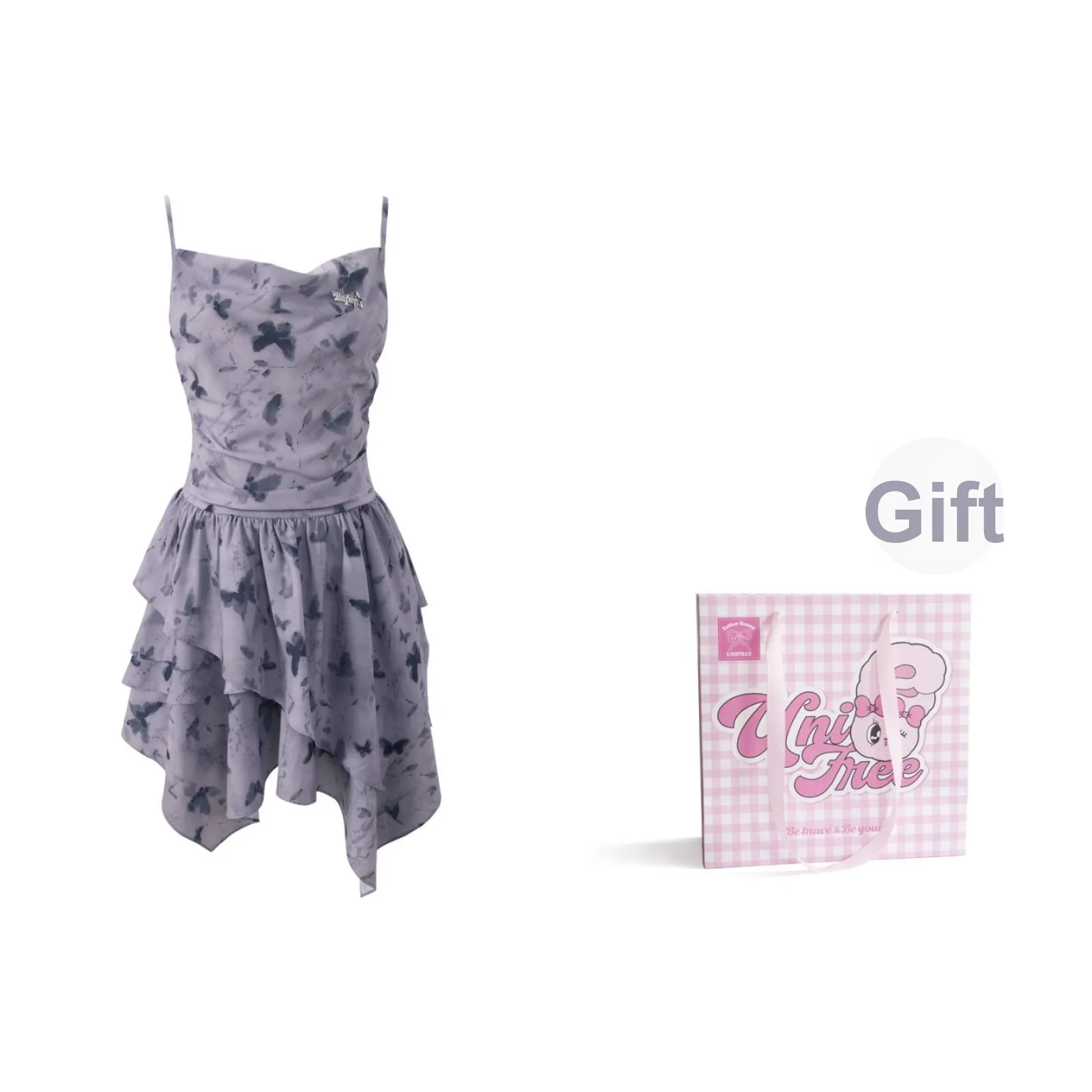 UNIFREE Slip Платье Женское Фиолетовое