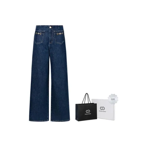 Chester Charles Джинсы Женские Темно-синие