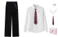Gift Box Set (Suit Trouser+Shirt) Comes with Tie+Pants Chains