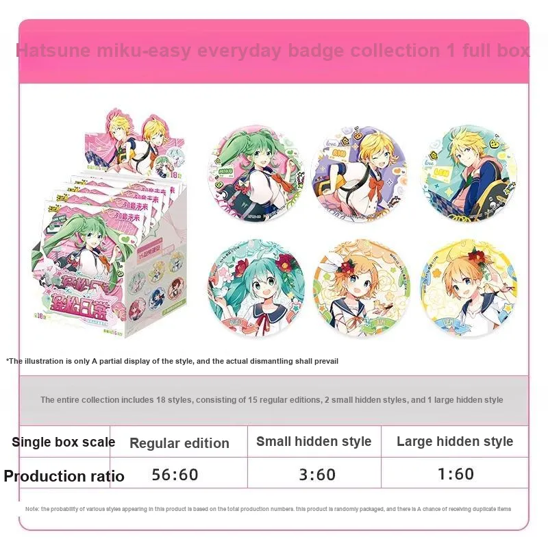 KAYOU Hatsune Miku Easy Everyday Badge Collection Badge Badges-0