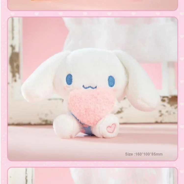 Sanrio Pink Heart Buddy Hug Collection Dolls Plush Pendant 10cm Height-2