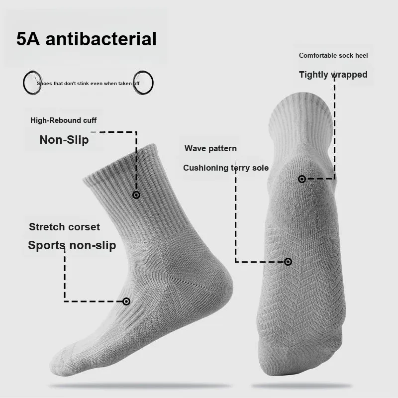 ZEROIN Mid-Calf Socks Men's 4 Pack-30