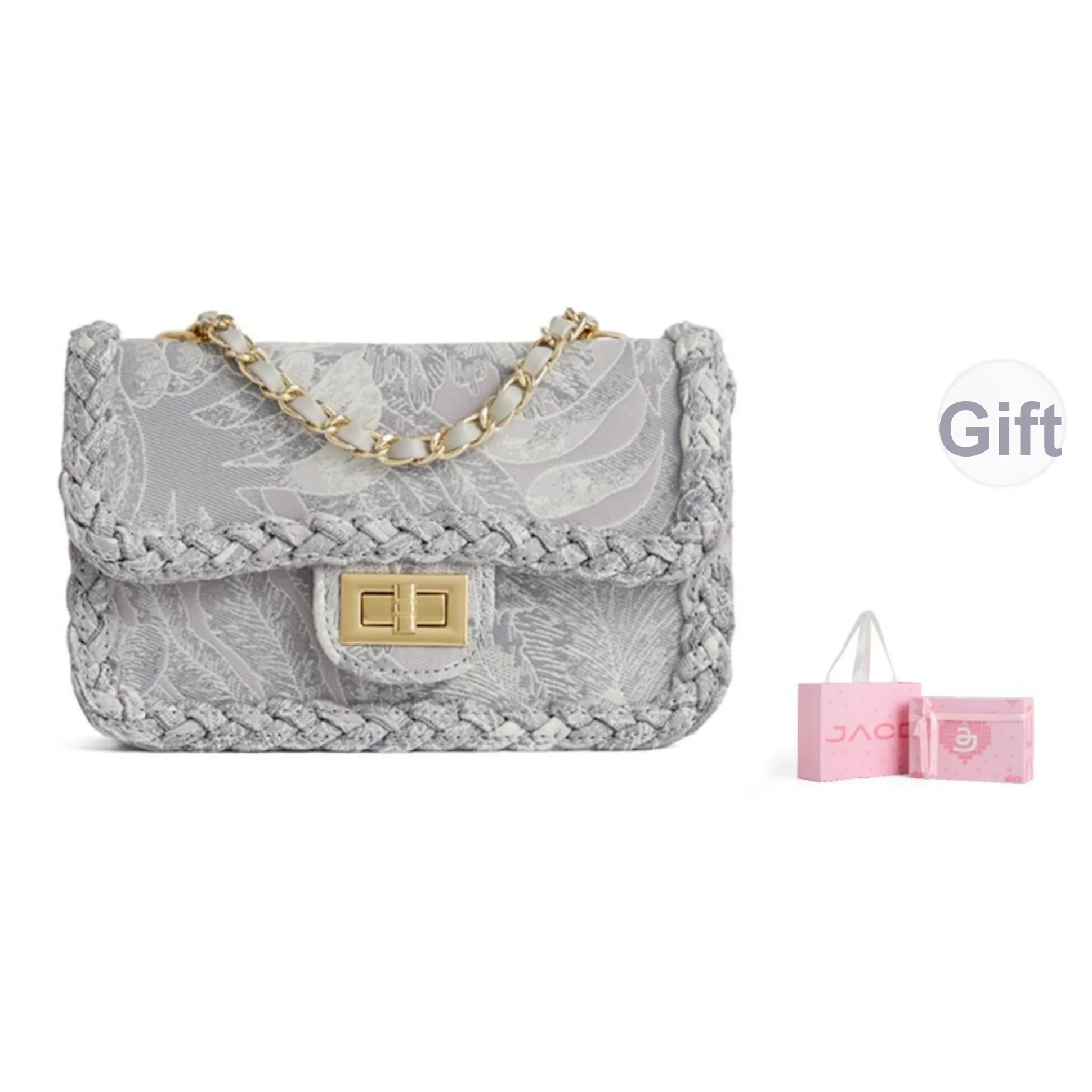 JACD Woolen Underarm Shoulder Bag Medium Size Women's Multicolor