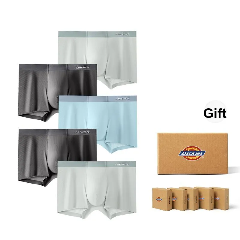 Dickies Underpants Men's Cooling Sensation Breathable Antibacterial Boxer Shorts Box Combo Set-29