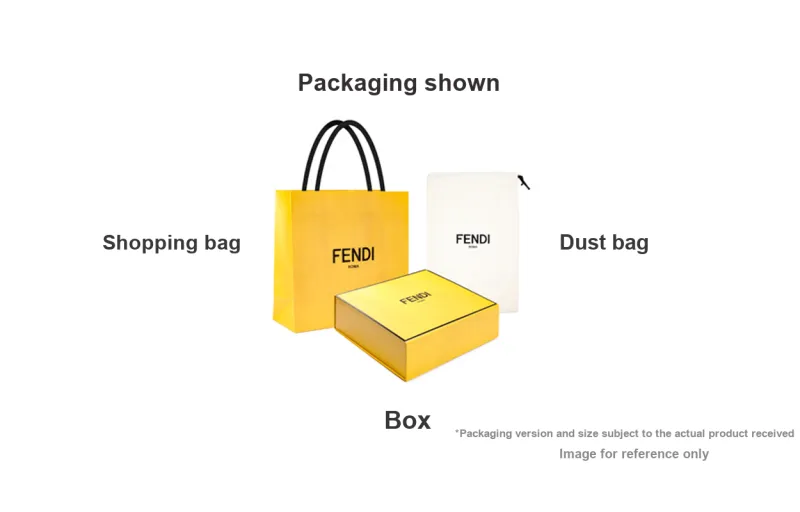 FENDI Sunshine Leather Tote Bag Shopping Bag Shoulder Bag Crossbody Bag Handbag Women's Yellow-5