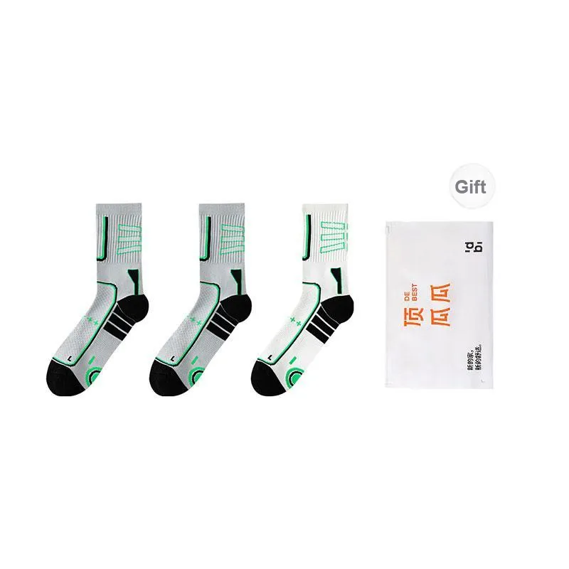 Top Melon Basketball Socks Men's Shopping Bag Combo Set-21