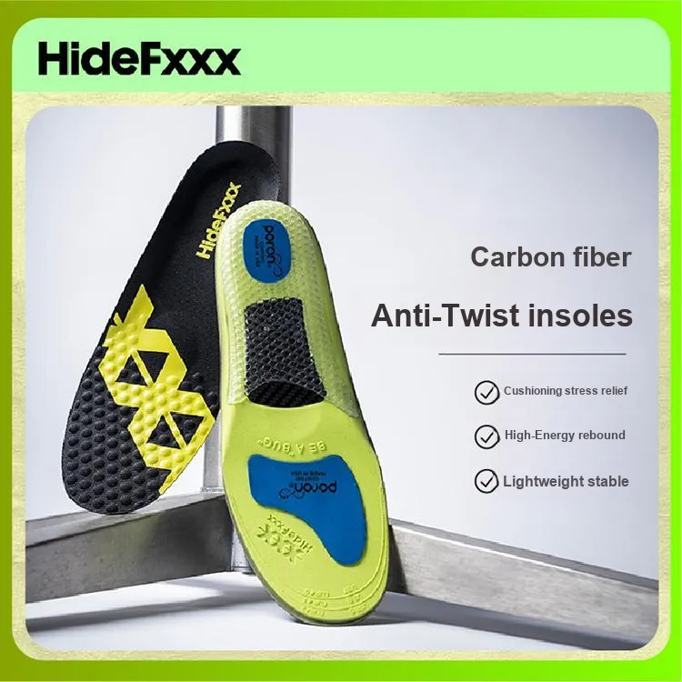 Hidefxx PORON Cushioning High Rebound Carbon Fiber Insoles Men's-3